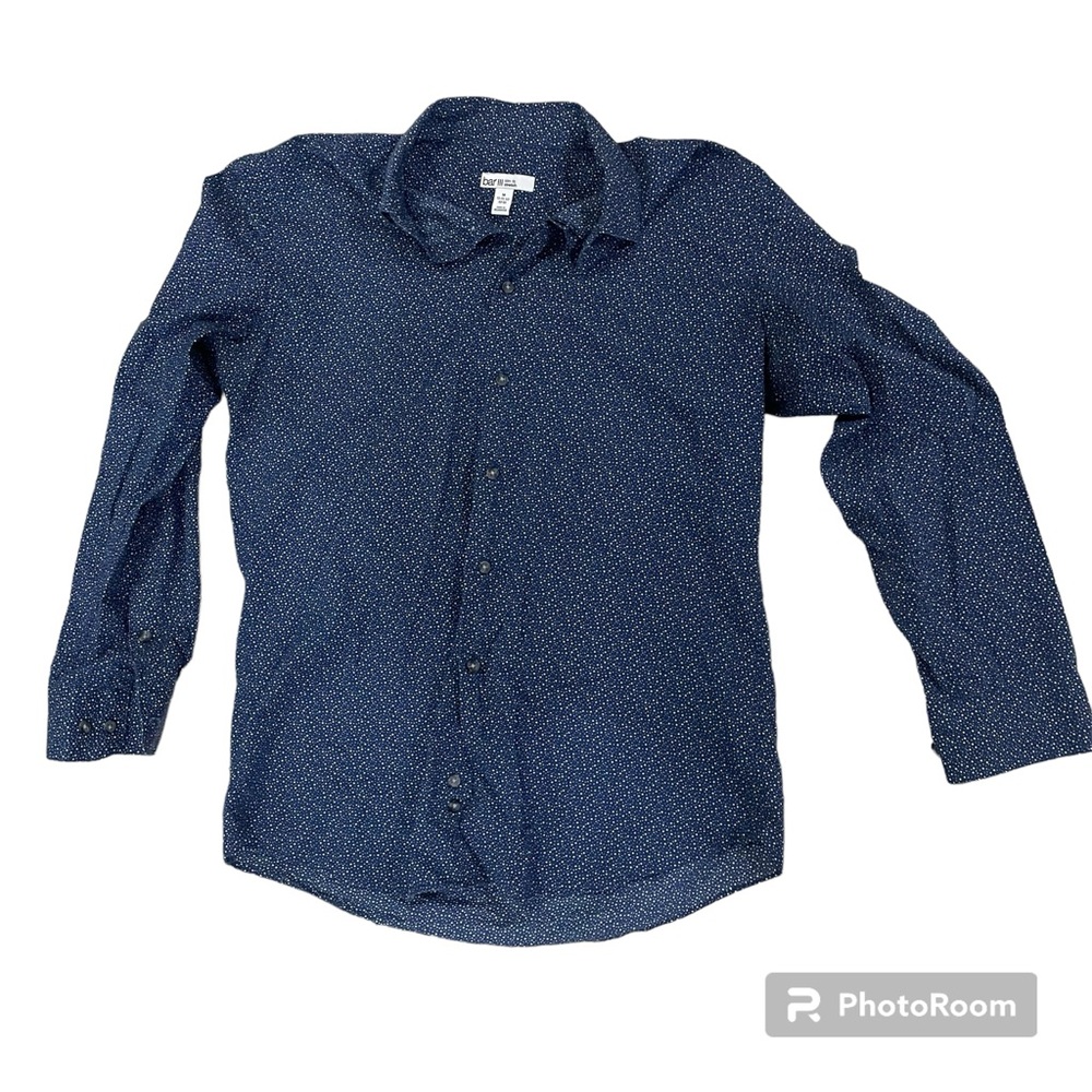 Bar lll Medium men’s long sleeve dress shirt. Slim fit stretch 15-15.5 32/33